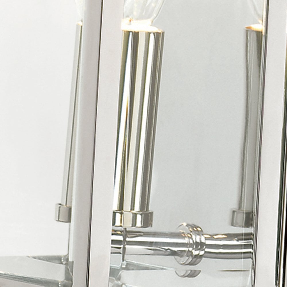 Holborn Outdoor Small Wall Lantern In Polished Chrome Finish IP44 HL7-S-PC