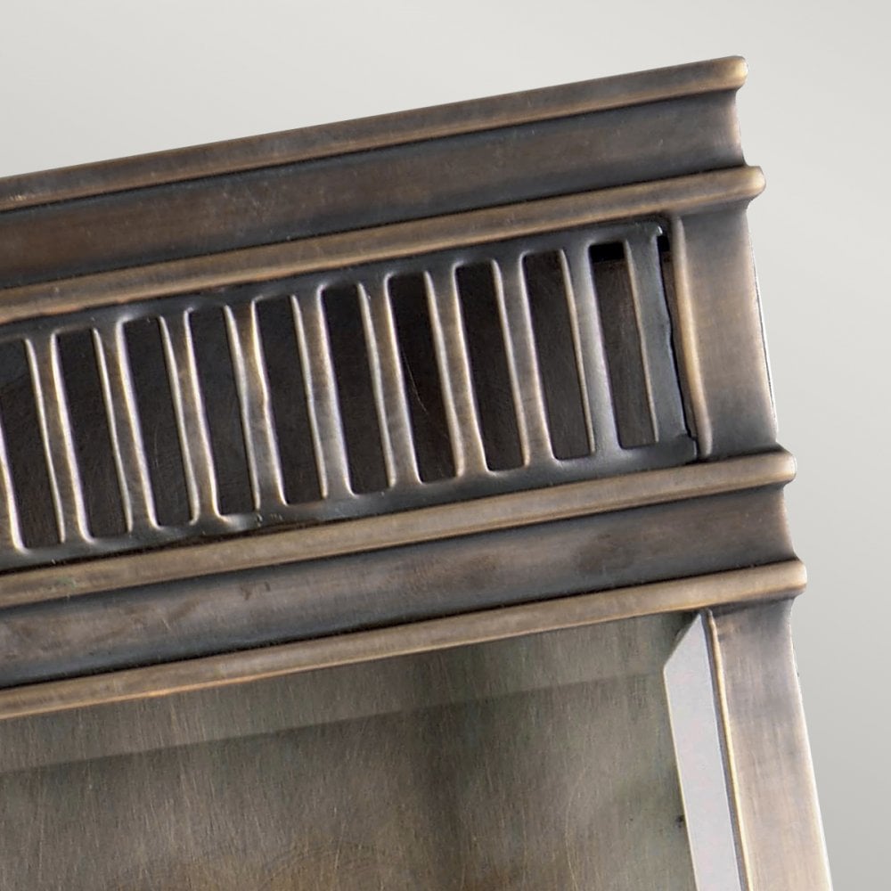 Holborn Outdoor Small Wall Lantern In Dark Bronze Finish IP44 HL7-S-DB