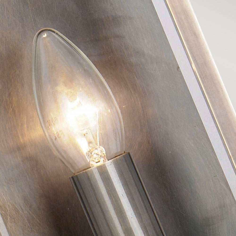 Holborn Outdoor Small Wall Lantern In Dark Bronze Finish IP44 HL7-S-DB