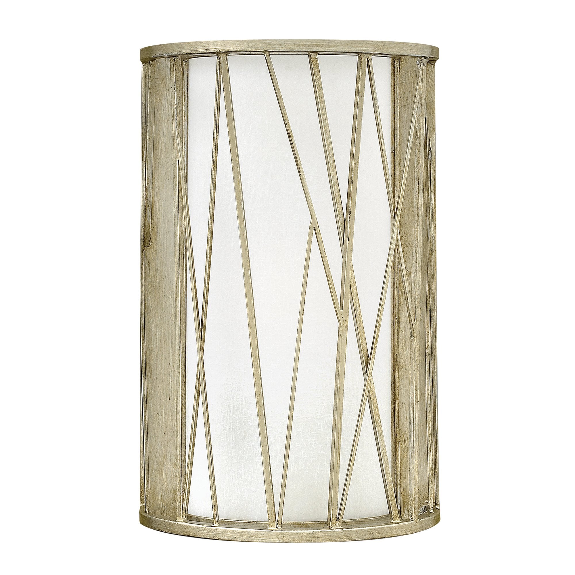 Nest 1 Light Silver Leaf Wall Light HK-NEST1-SL
