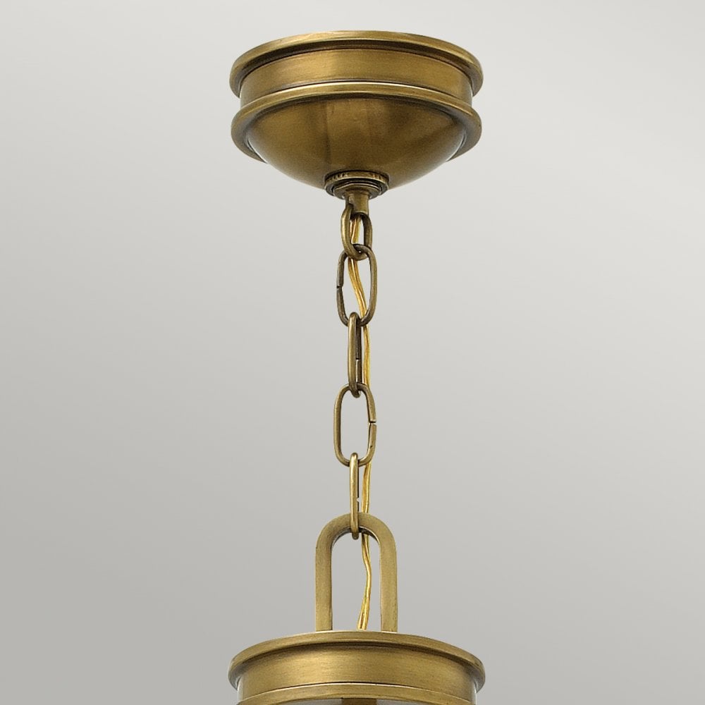 Collier 4 Light Ceiling Pendant In Heritage Brass Finish HK-COLLIER-P