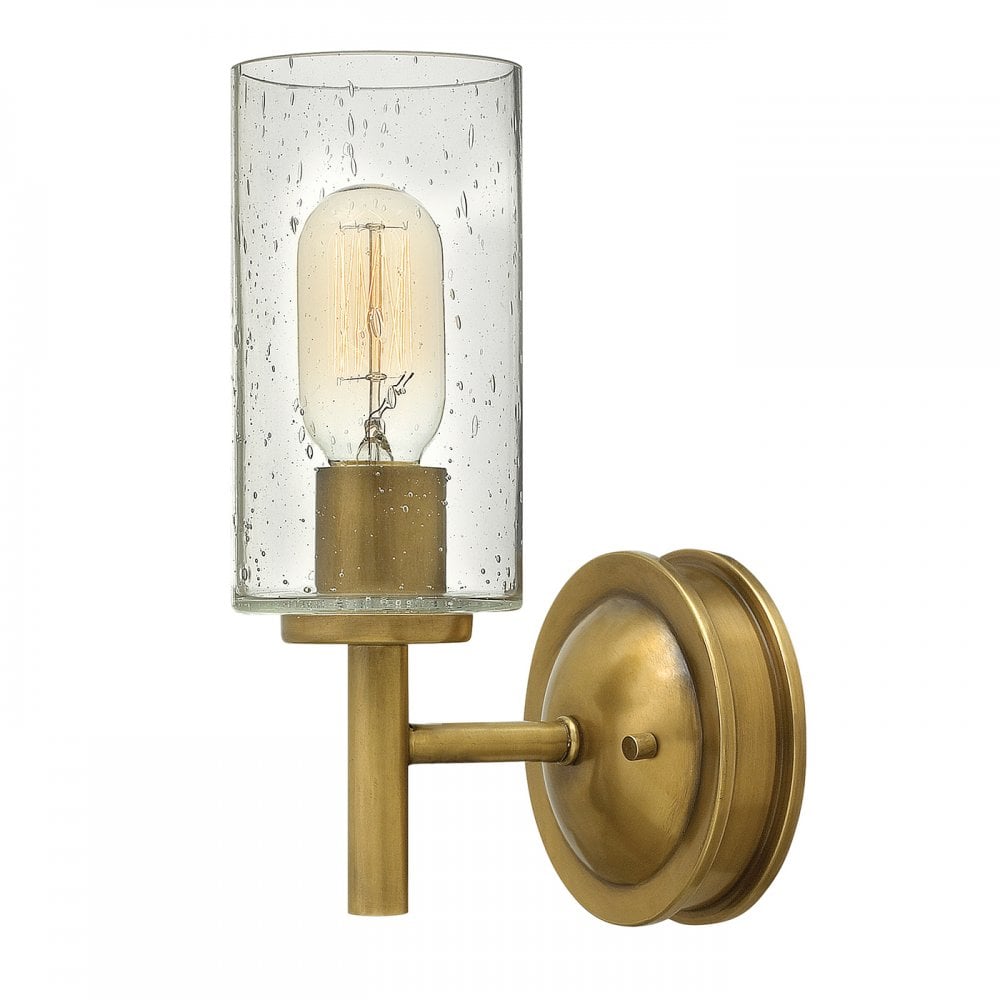 Collier Wall Light In Heritage Brass Finish HK-COLLIER1