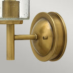 Collier Wall Light In Heritage Brass Finish HK-COLLIER1