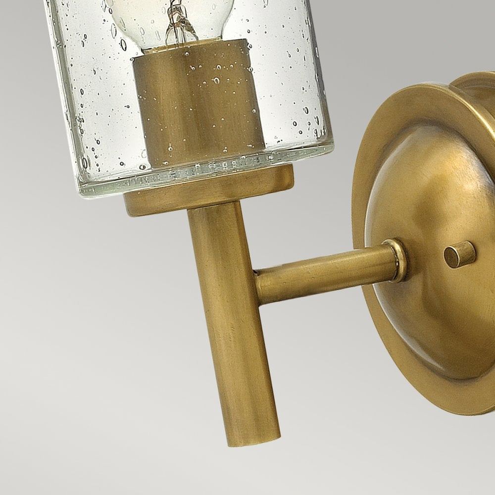 Collier Wall Light In Heritage Brass Finish HK-COLLIER1
