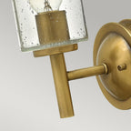 Collier Wall Light In Heritage Brass Finish HK-COLLIER1