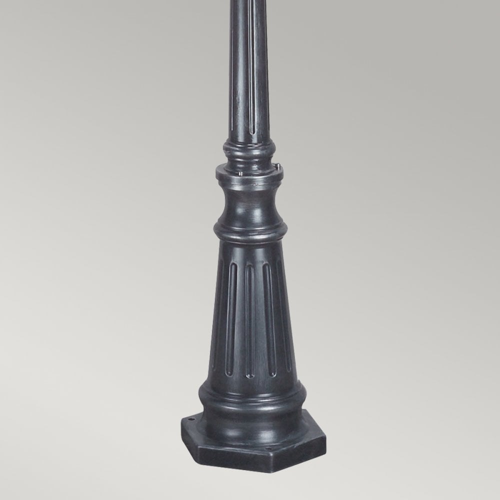 WX8 Wexford black/silver twin post exterior lantern