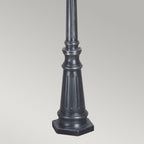 WX8 Wexford black/silver twin post exterior lantern