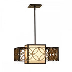 Remy Stylish 1 Light Ceiling Chandelier In Heritage Bronze Finish FE-REMY-P-B