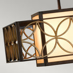 Remy Stylish 1 Light Ceiling Chandelier In Heritage Bronze Finish FE-REMY-P-B