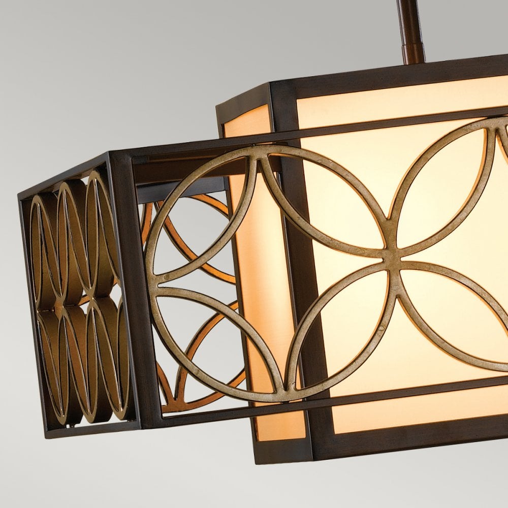 Remy Stylish 1 Light Ceiling Chandelier In Heritage Bronze Finish FE-REMY-P-B