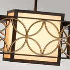 Remy Stylish 1 Light Ceiling Chandelier In Heritage Bronze Finish FE-REMY-P-B