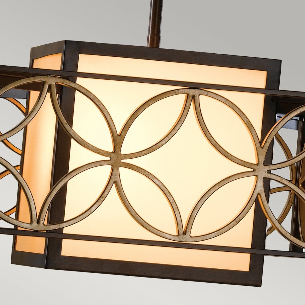 Remy Stylish 1 Light Ceiling Chandelier In Heritage Bronze Finish FE-REMY-P-B