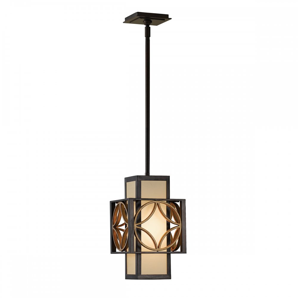 Remy Stylish 1 Light Mini Ceiling Pendant In Heritage Bronze Finish FE-REMY-P-C