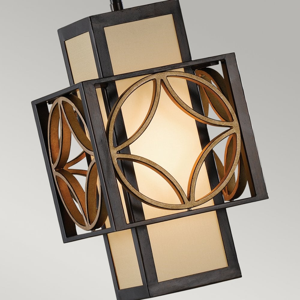 Remy Stylish 1 Light Mini Ceiling Pendant In Heritage Bronze Finish FE-REMY-P-C