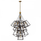 Fulton 13 Light Large Foyer Chandelier In Bronze Finish HK-FULTON-13P