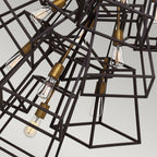 Fulton 13 Light Large Foyer Chandelier In Bronze Finish HK-FULTON-13P