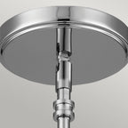 Payne Modern LED Mini Pendant Light In Polished Chrome FE-PAYNE-MPBATH
