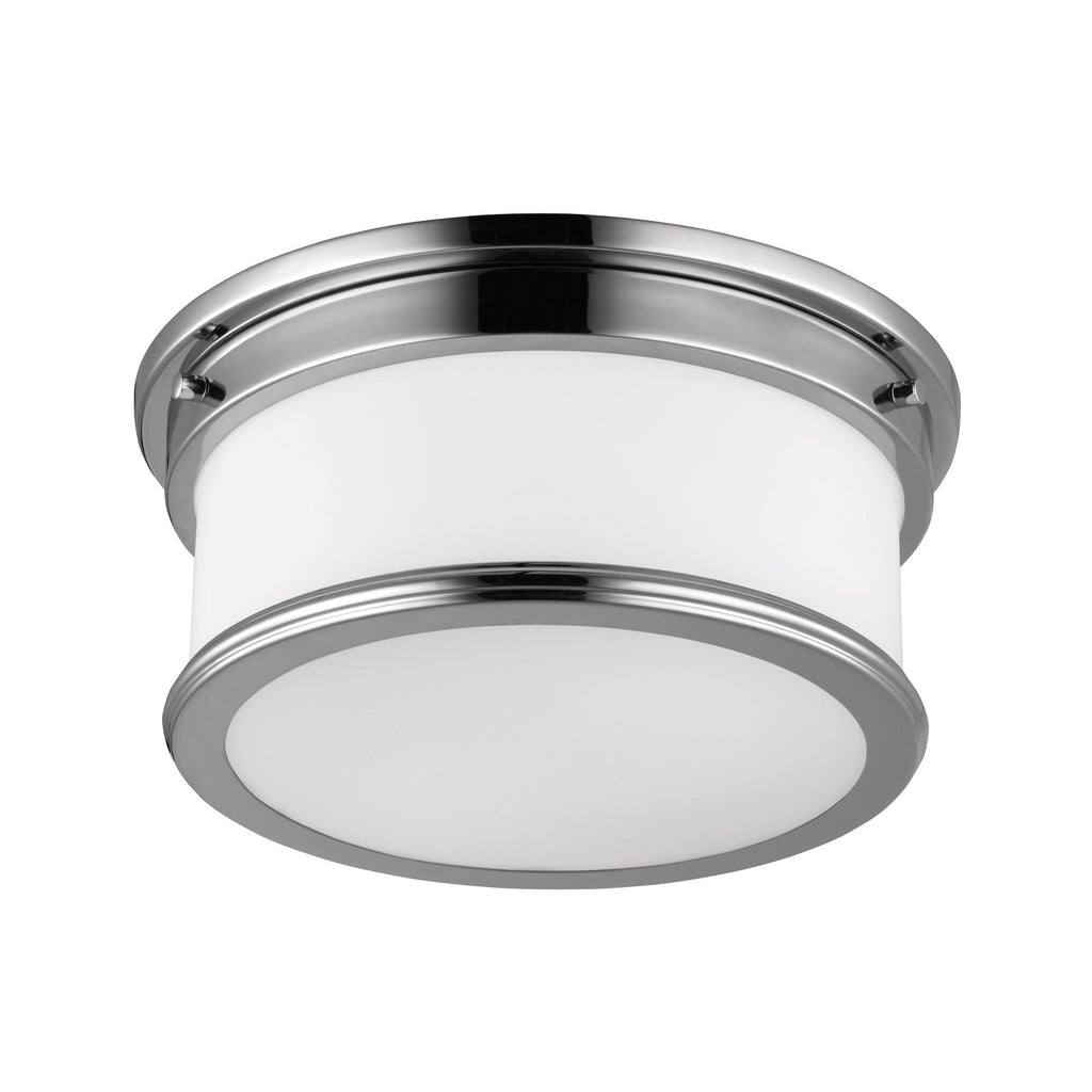 Payne 2 Light Polished Nickel Bathroom Flush Light FE-PAYNE-F-BATH