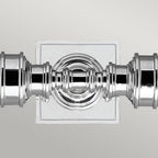 Payne Ornate 2 Light Polished Chrome Bathroom Wall Light FE-PAYN-OR2-BATH