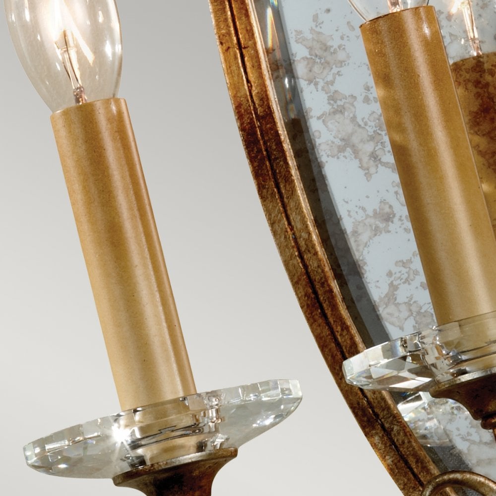 Valentina Classic 3 Light Wall Fitting In Oxidised Bronze Finish FE-VALENTINA-W3