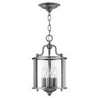 Gentry 3 Light Small Ceiling Lantern in Pewter Finish HK-GENTRY-P-S-PW