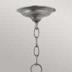 Gentry 3 Light Small Ceiling Lantern in Pewter Finish HK-GENTRY-P-S-PW