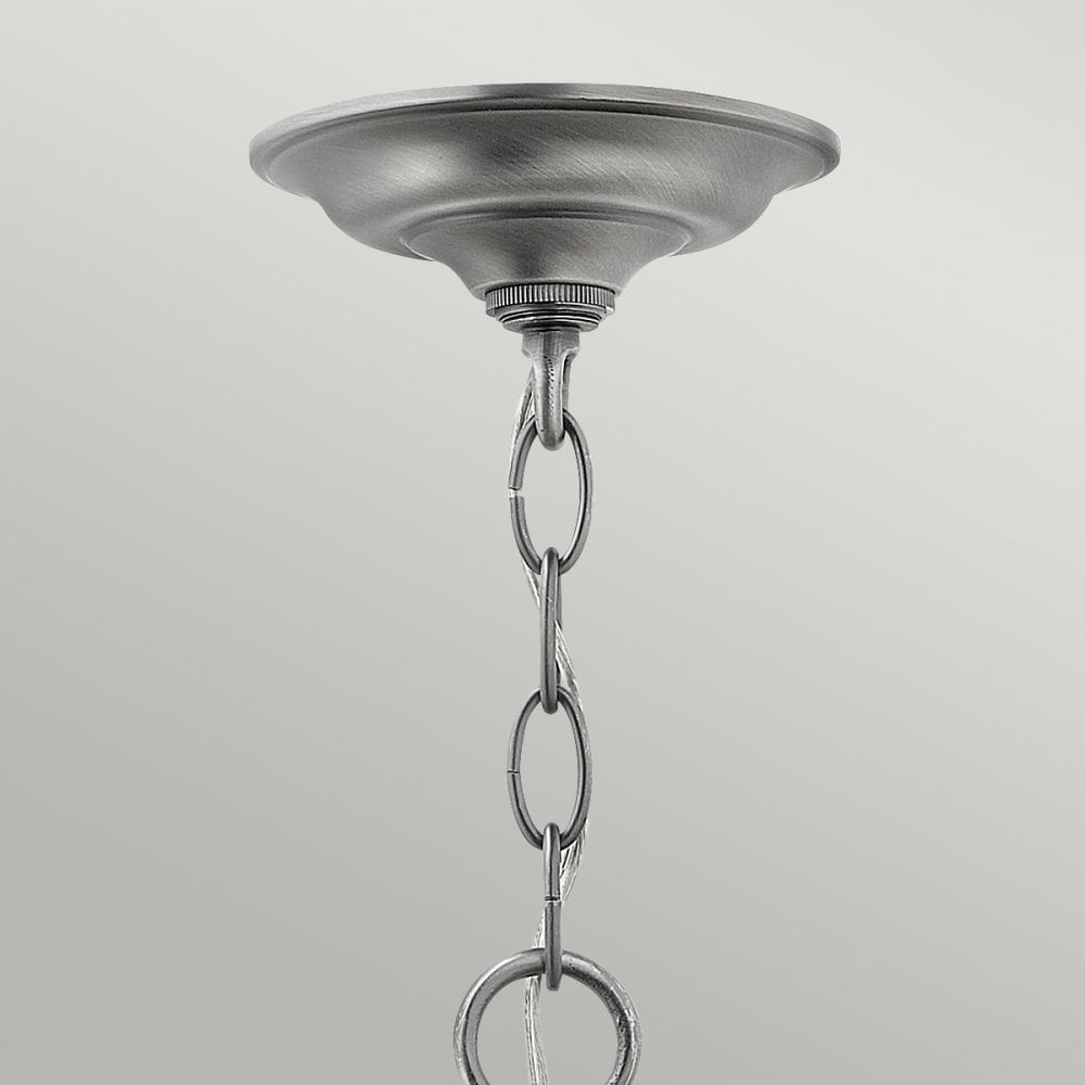 Gentry 3 Light Small Ceiling Lantern in Pewter Finish HK-GENTRY-P-S-PW
