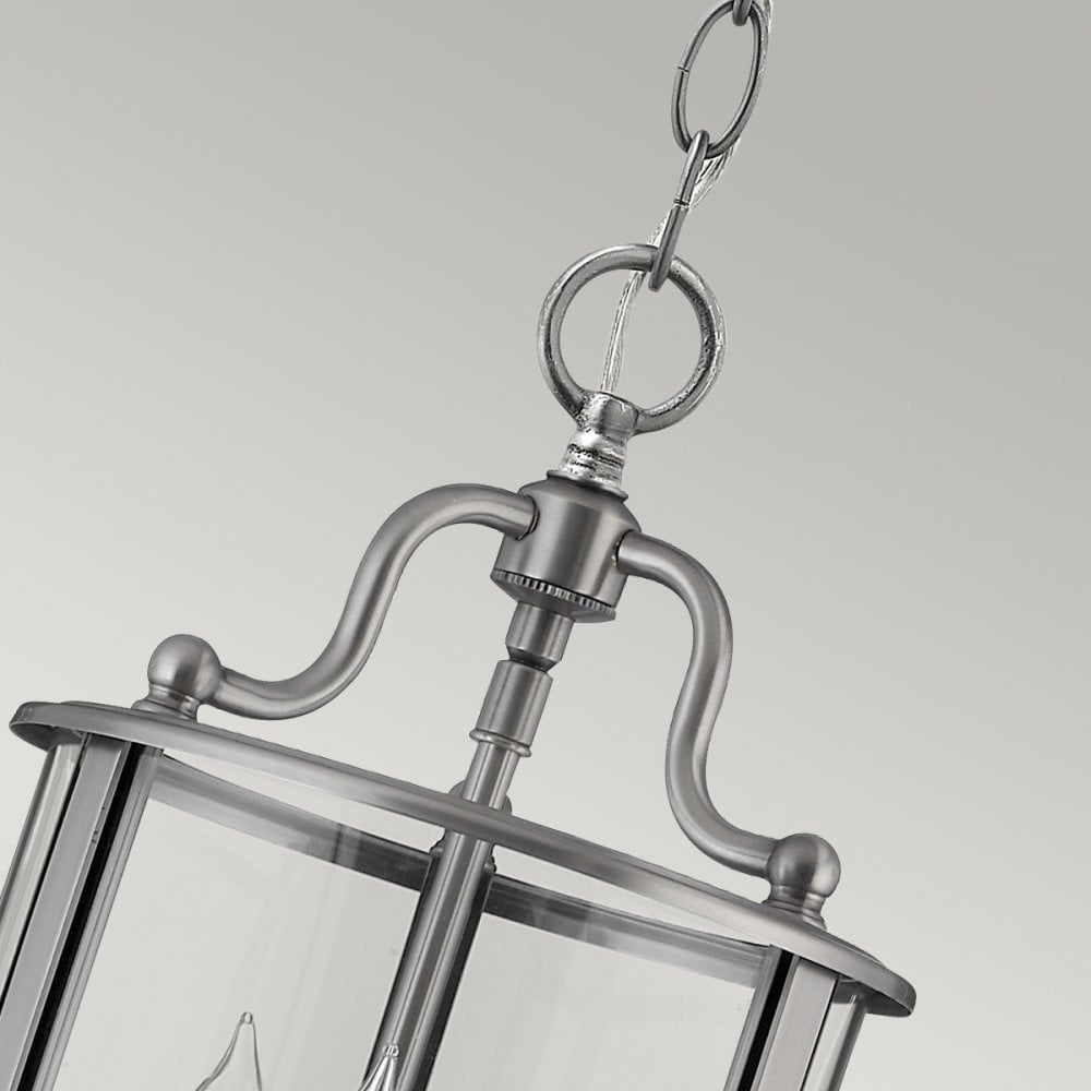Gentry 3 Light Small Ceiling Lantern in Pewter Finish HK-GENTRY-P-S-PW