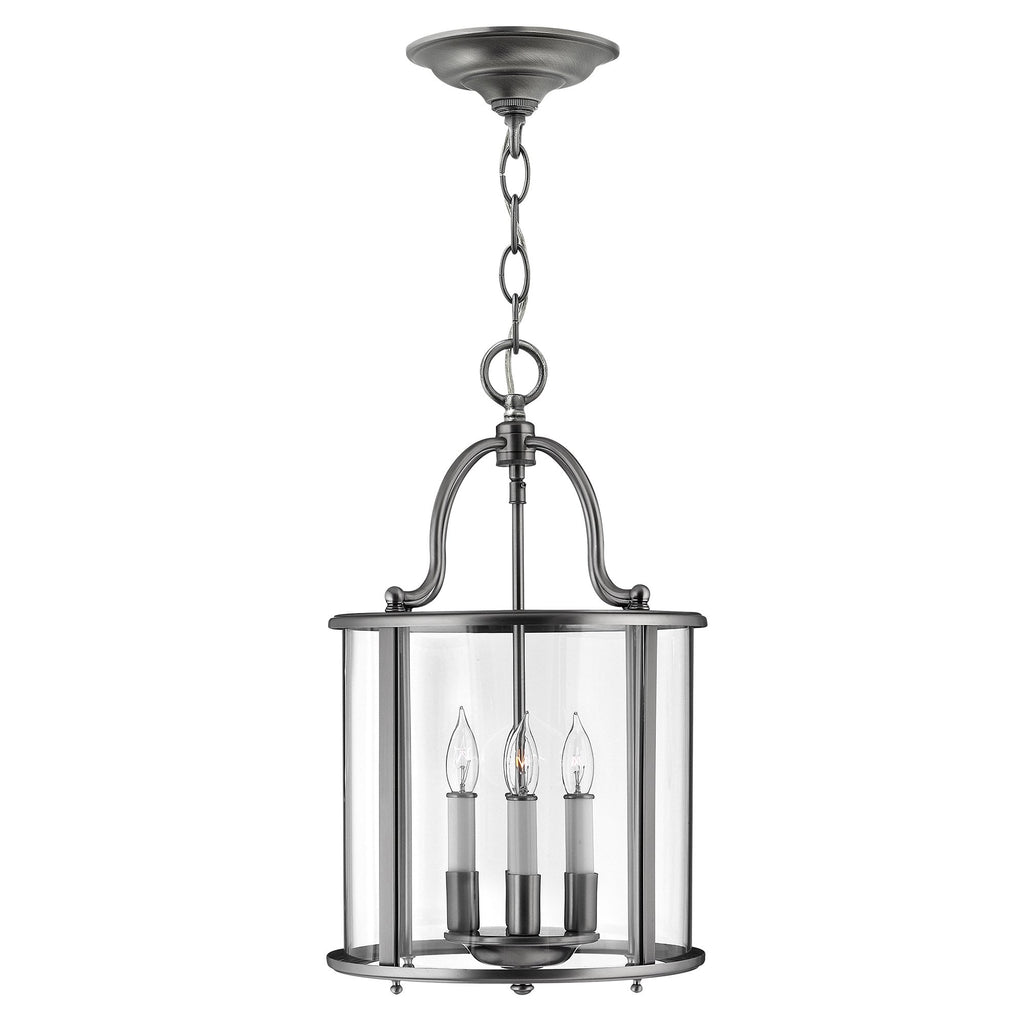 Gentry 4 Light Medium Ceiling Lantern in Pewter Finish HK-GENTRY-P-M-PW