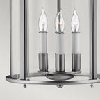 Gentry 4 Light Medium Ceiling Lantern in Pewter Finish HK-GENTRY-P-M-PW