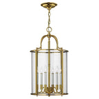 Gentry Large Ceiling Pendant Light in Polished Brass Finish HK-GENTRY-P-L-PB