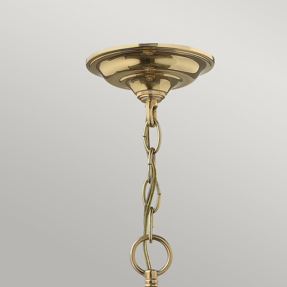 Gentry Large Ceiling Pendant Light in Polished Brass Finish HK-GENTRY-P-L-PB