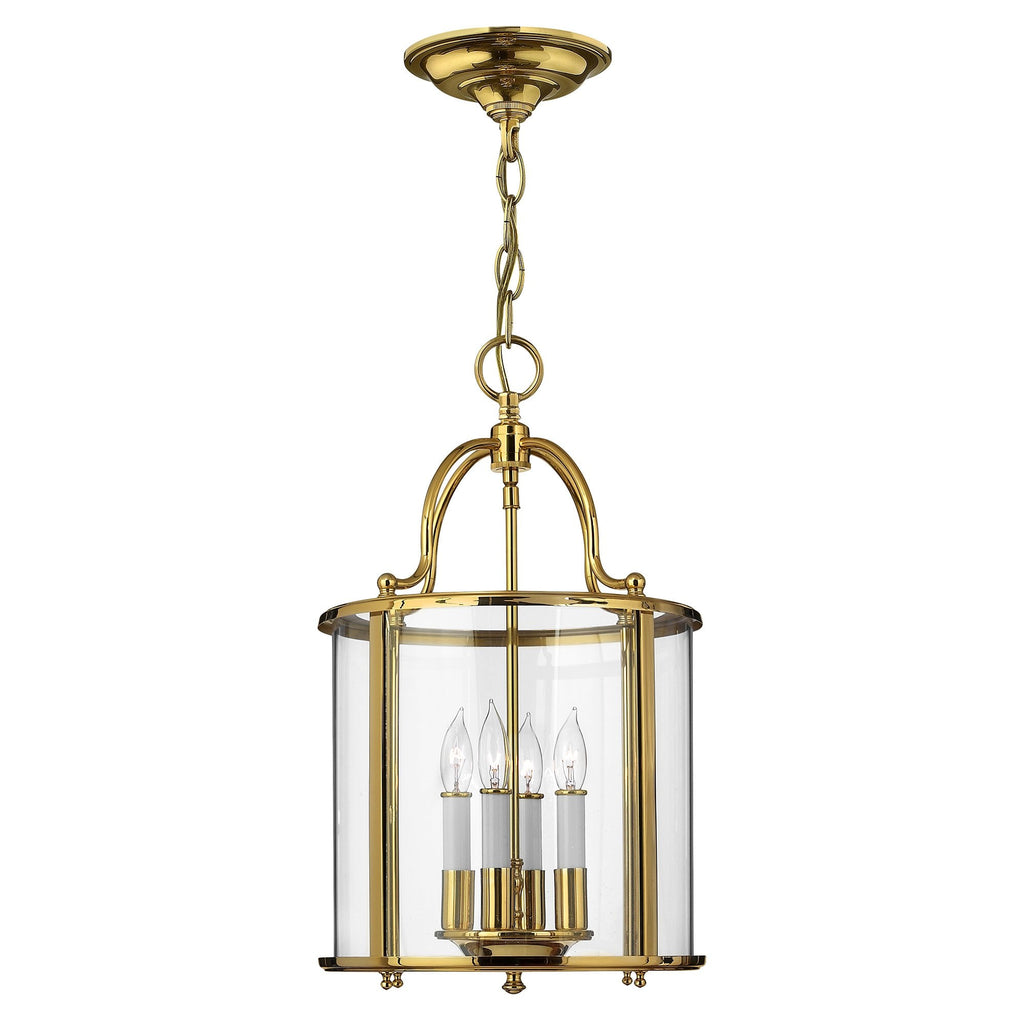 Gentry 4 Light Medium Ceiling Pendant Light in Polished Brass HK-GENTRY-P-M-PB