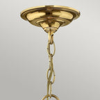 Gentry 4 Light Medium Ceiling Pendant Light in Polished Brass HK-GENTRY-P-M-PB