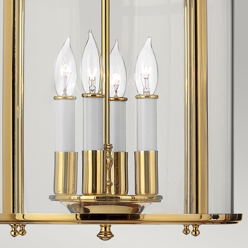 Gentry 4 Light Medium Ceiling Pendant Light in Polished Brass HK-GENTRY-P-M-PB