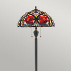 Larissa Tiffany Bronze Floor Lamp QZ-LARISSA-FL