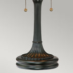 Kami Tiffany Bronze 2 Light Table Lamp QZ-KAMI-TL