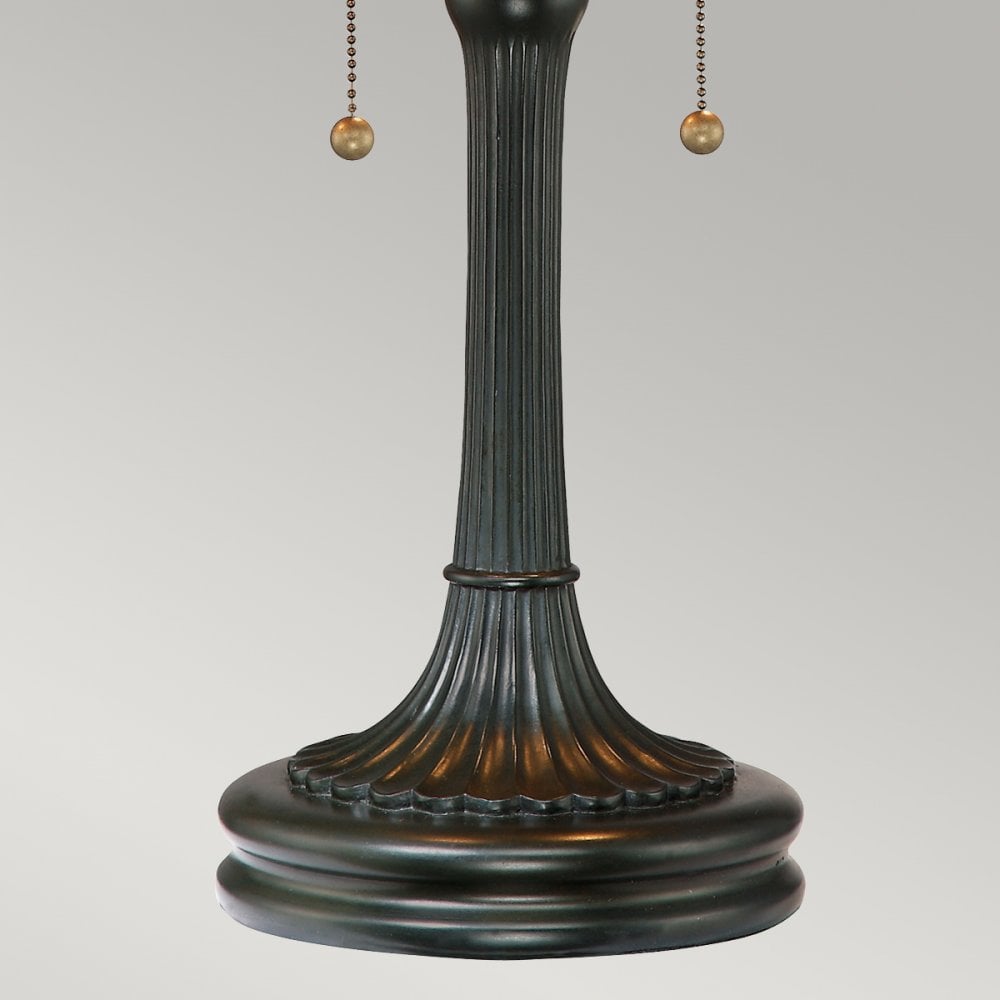 Kami Tiffany Bronze 2 Light Table Lamp QZ-KAMI-TL