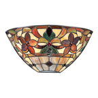Kami Tiffany Bronze Wall Uplighter QZ-KAMI-WU
