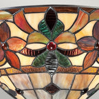 Kami Tiffany Bronze Wall Uplighter QZ-KAMI-WU