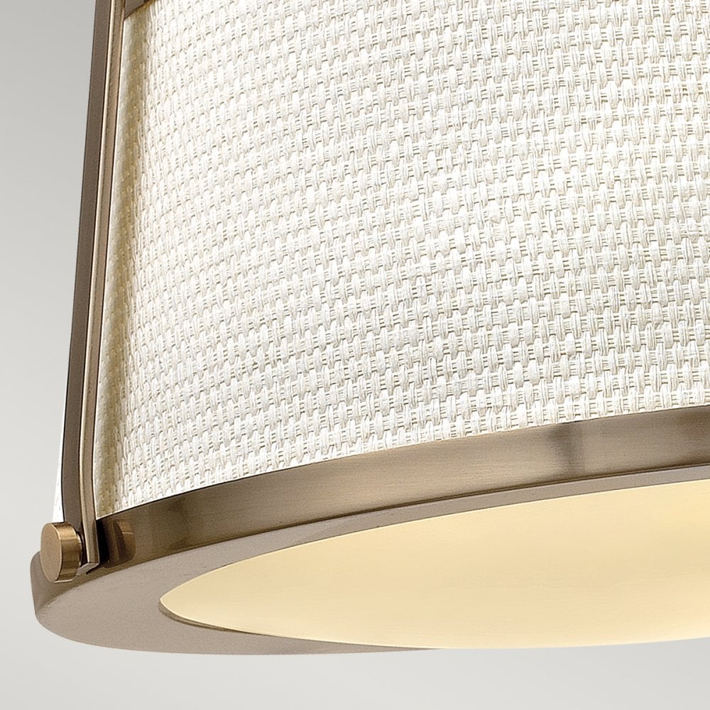 Charlotte 3 Light Brushed Caramel Semi Flush Light HK-CHARLOTTE-SF-BC