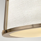 Charlotte 3 Light Brushed Caramel Semi Flush Light HK-CHARLOTTE-SF-BC