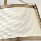 Charlotte 3 Light Brushed Caramel Semi Flush Light HK-CHARLOTTE-SF-BC