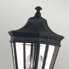 Cotswold Lane Outdoor Medium Pillar Light In Black Finish FE-COTSLN4-M BK