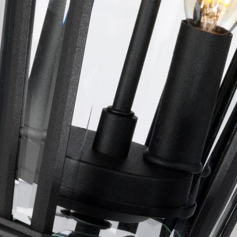 Cotswold Lane Outdoor Medium Pedestal Light In Black Finish FE-COTSLN3-M BK