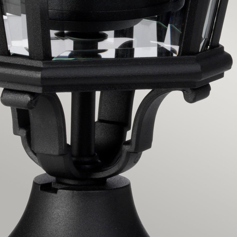 Cotswold Lane Outdoor Medium Pedestal Light In Black Finish FE-COTSLN3-M BK
