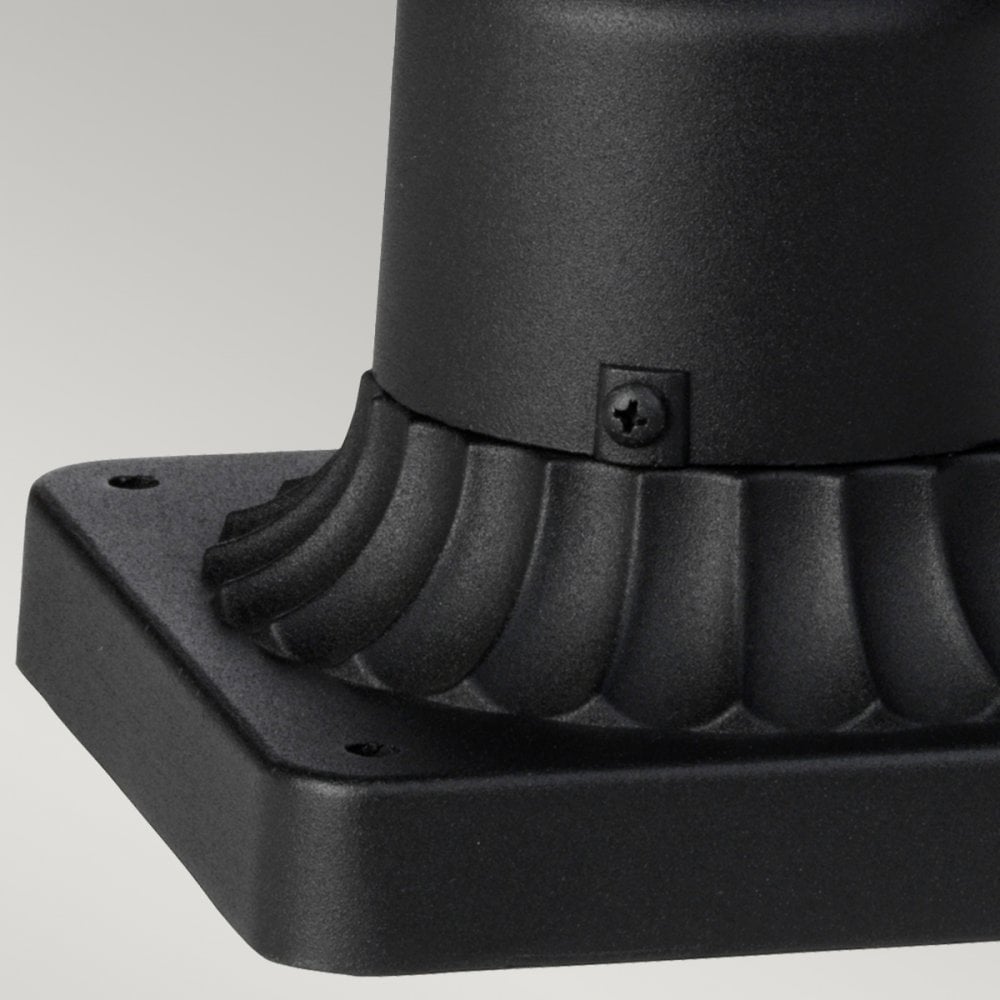 Cotswold Lane Outdoor Medium Pedestal Light In Black Finish FE-COTSLN3-M BK