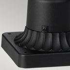 Cotswold Lane Outdoor Medium Pedestal Light In Black Finish FE-COTSLN3-M BK