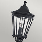 Cotswold Lane Outdoor Large Post Lantern In Black Finish FE-COTSLN5-L BK
