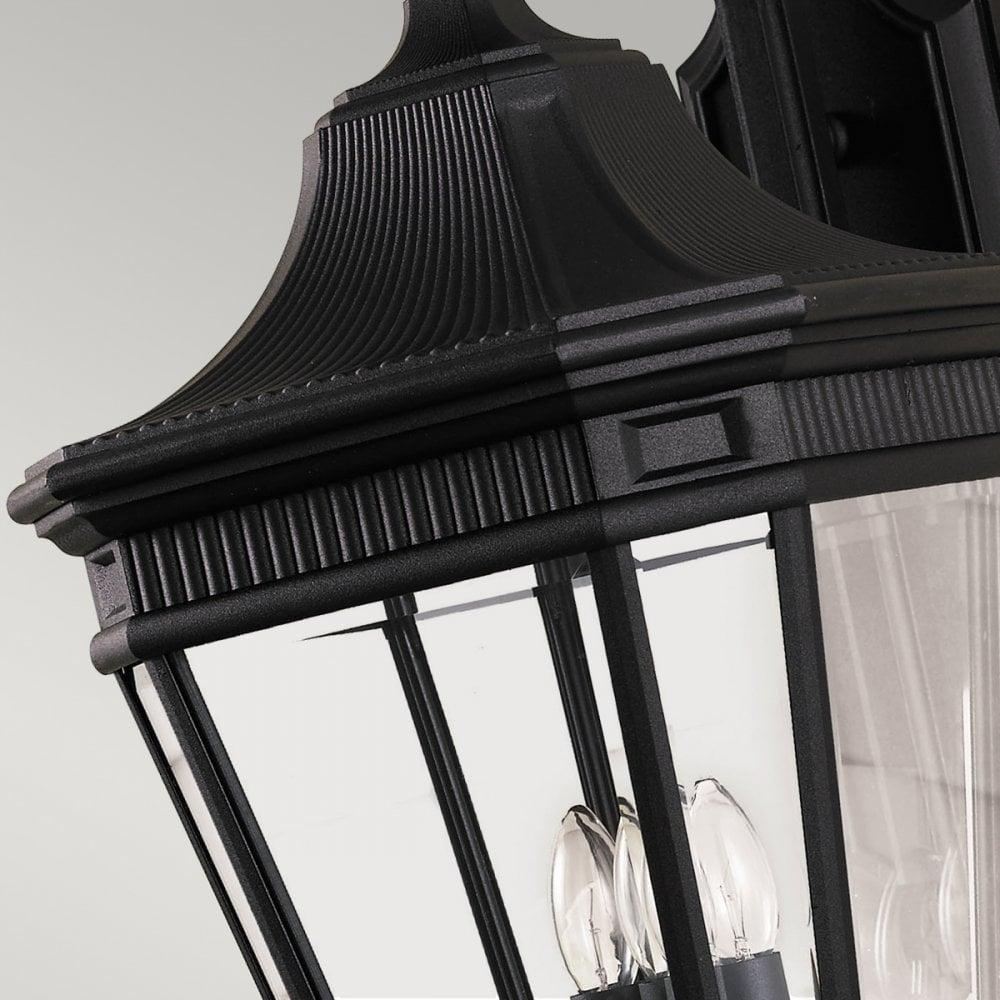 Cotswold Lane Outdoor Large Wall Light In Black Finish FE-COTSLN2-L BK